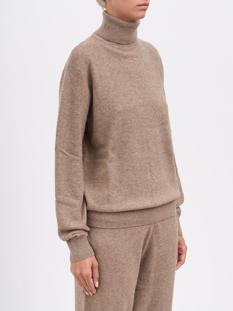 cashmere blend high neck sweater by Selfnex