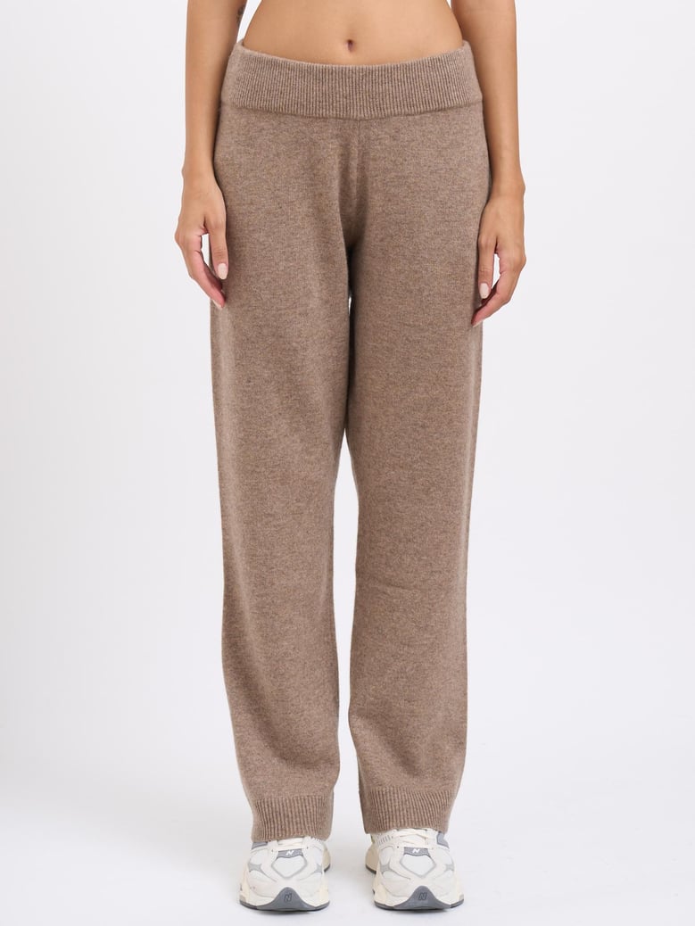 cashmere blend knit trousers by Selfnex