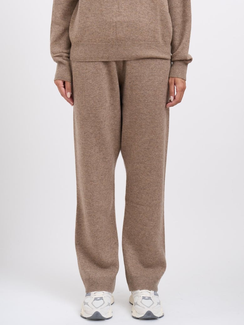 cashmere blend knit trousers by Selfnex