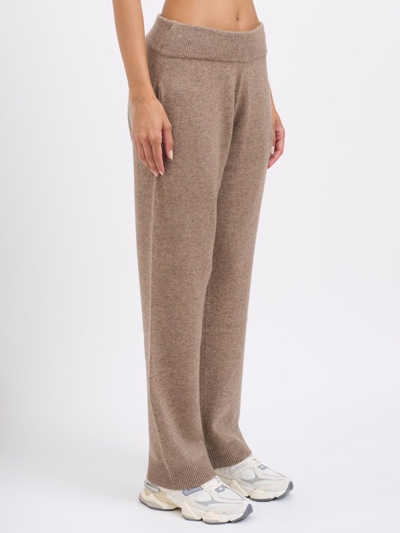 cashmere blend knit trousers by Selfnex