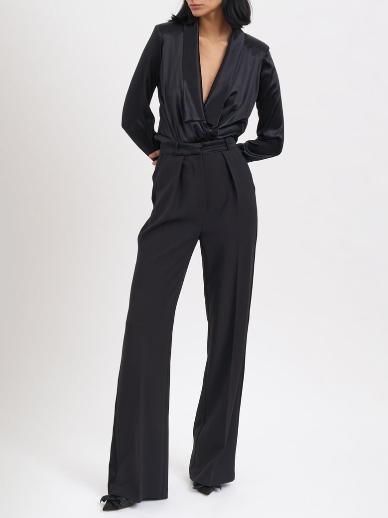 trousers with tuxedo details by Selfnex