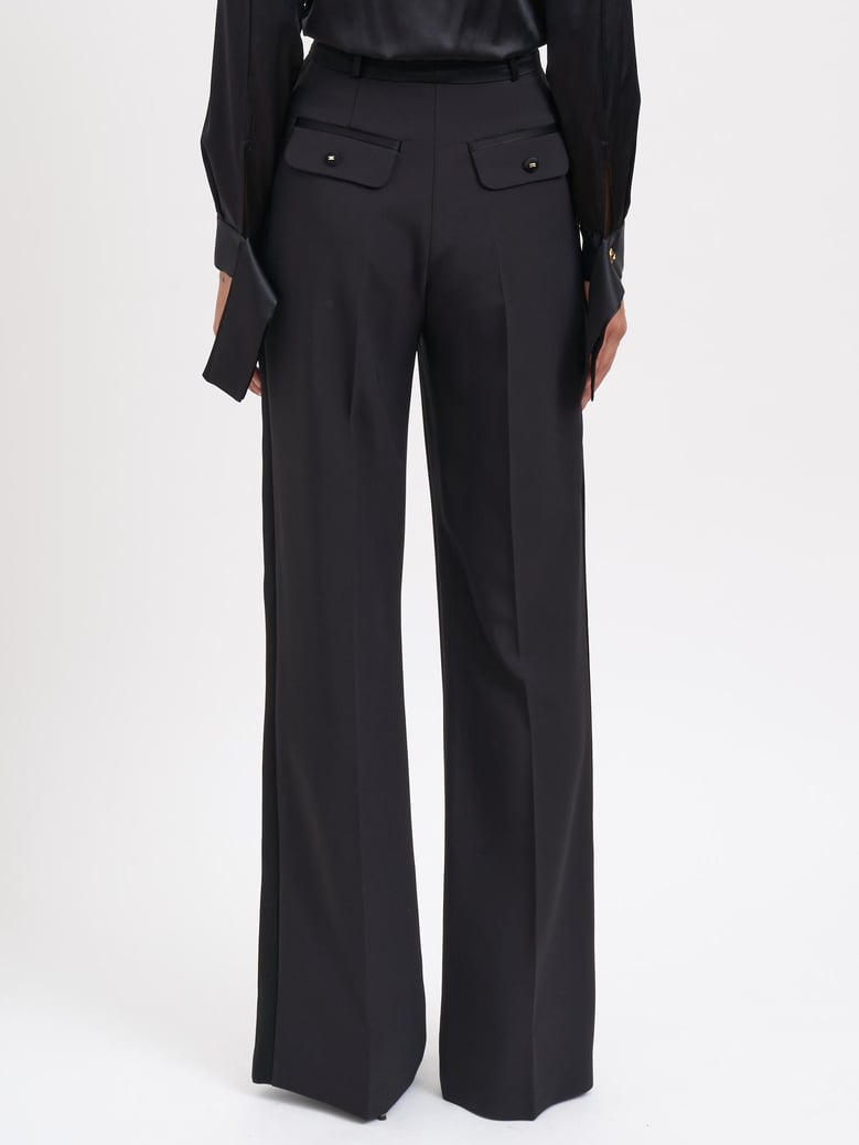 trousers with tuxedo details by Selfnex