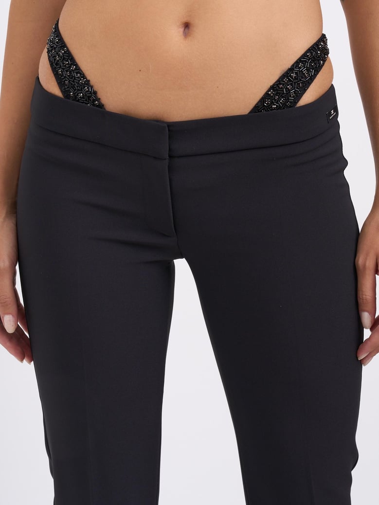 pants with crystals by Selfnex