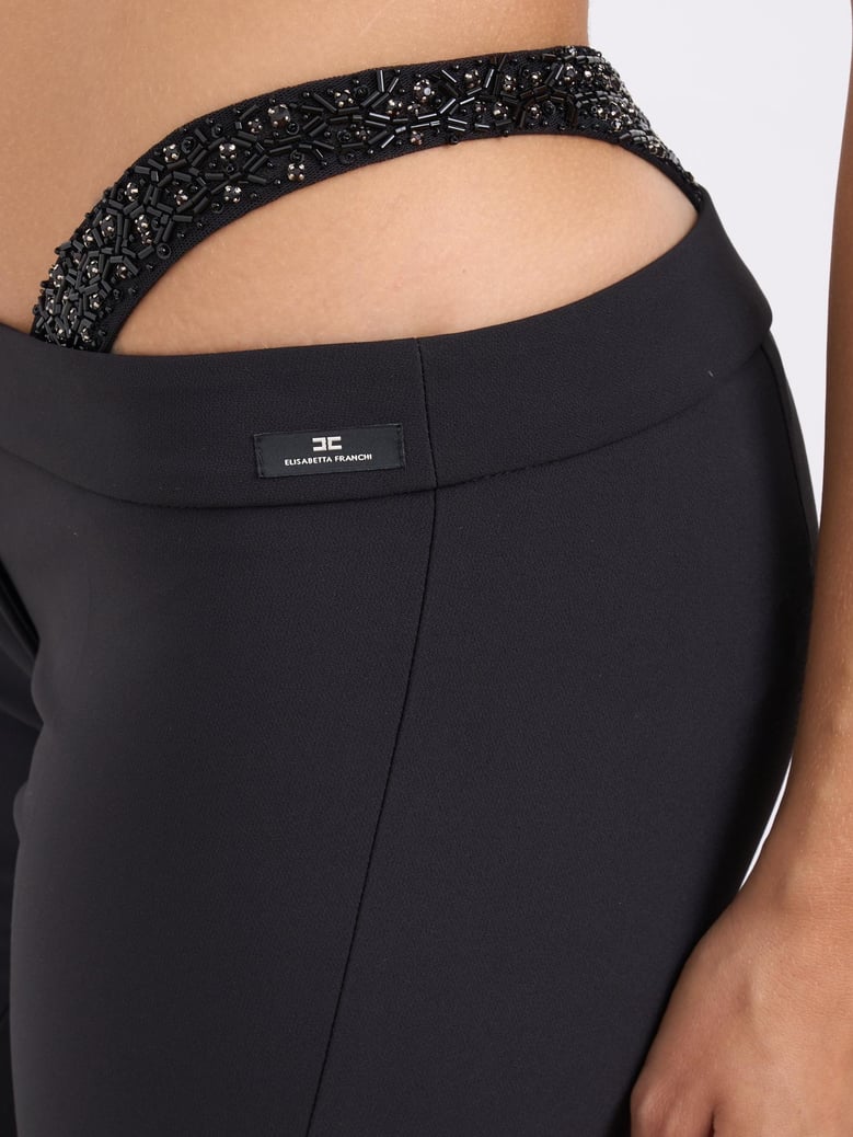 pants with crystals by Selfnex
