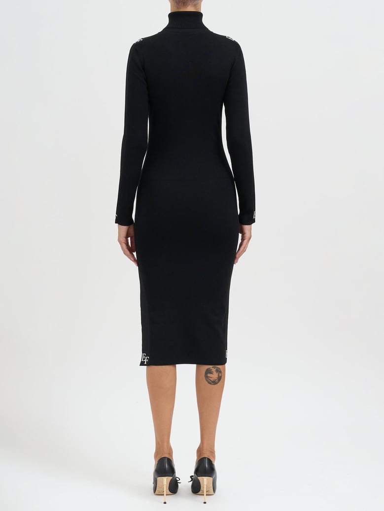 viscose dress with bands by Selfnex