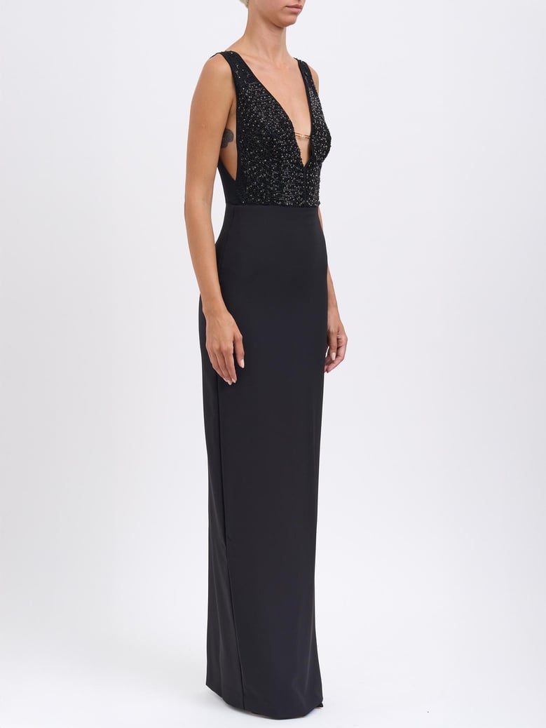 red carpet georgette dress by Selfnex