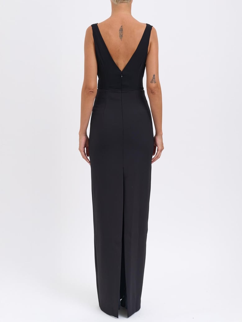 red carpet georgette dress by Selfnex