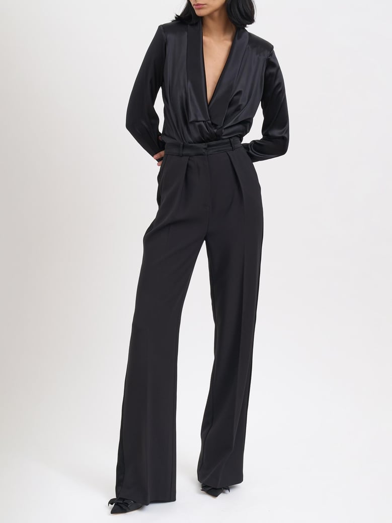 silk satin bodysuit by Selfnex