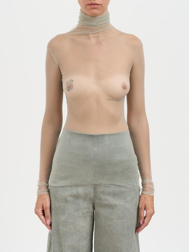silk tulle cisne top by Selfnex