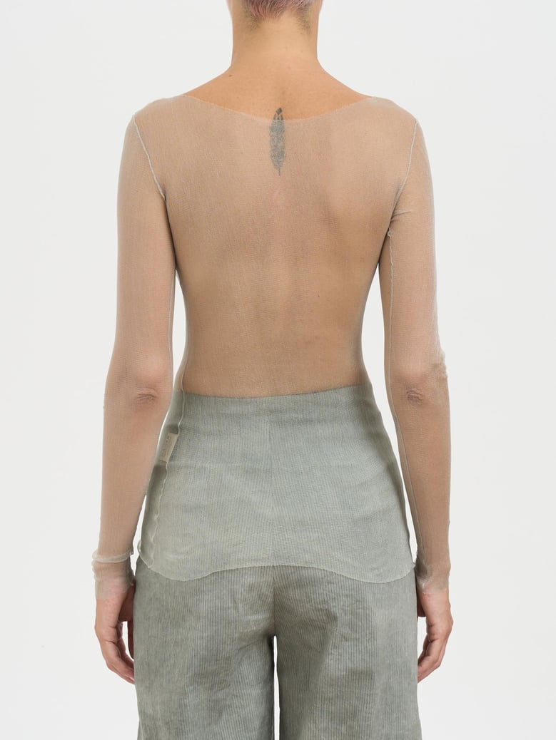 silk tulle top by Selfnex