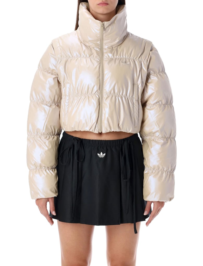 adidas originals glossy cropped puffer by Selfnex