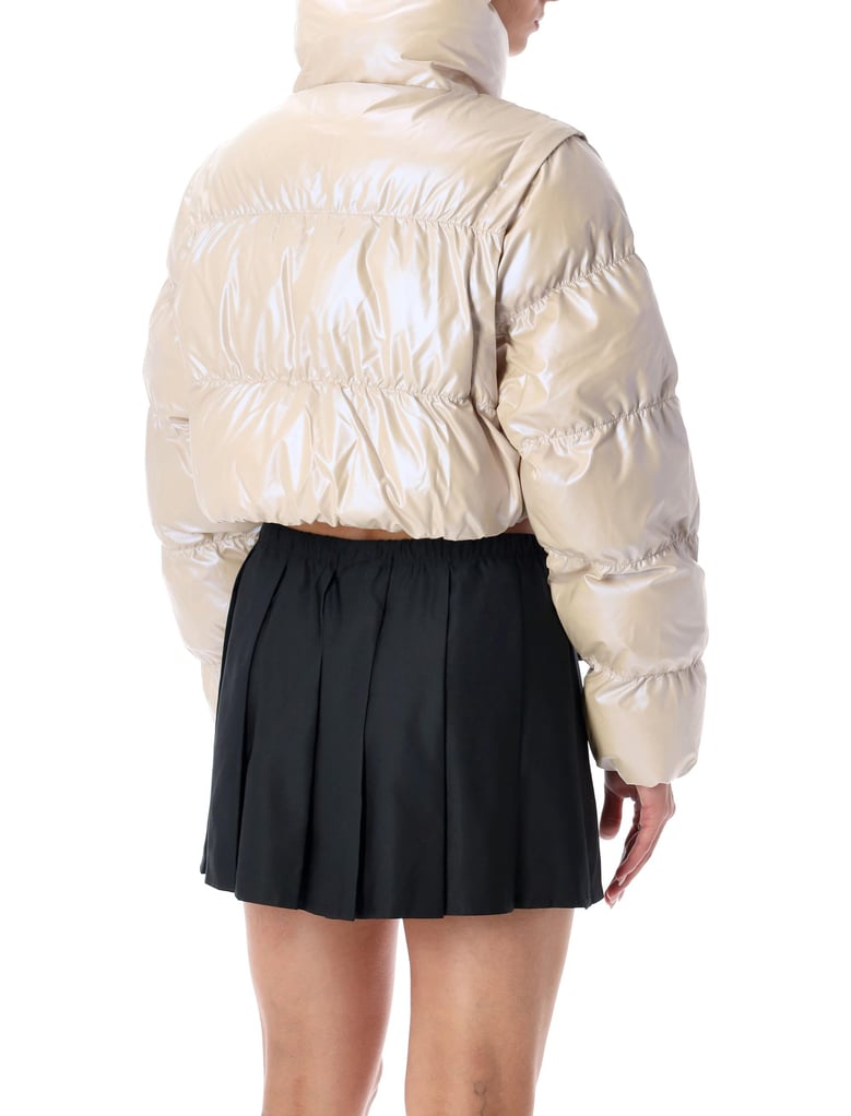 adidas originals glossy cropped puffer by Selfnex