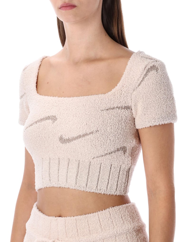 nike phoenix cozy bouclé crop top by Selfnex