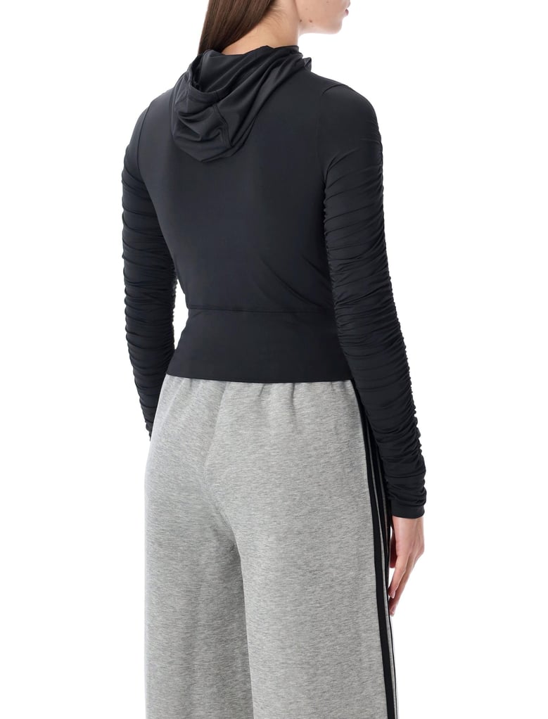 adidas originals black ruched training jacket by Selfnex