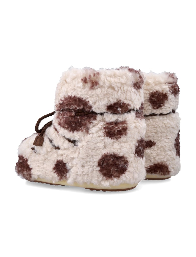 moon boot icon low curly brown cow print by Selfnex