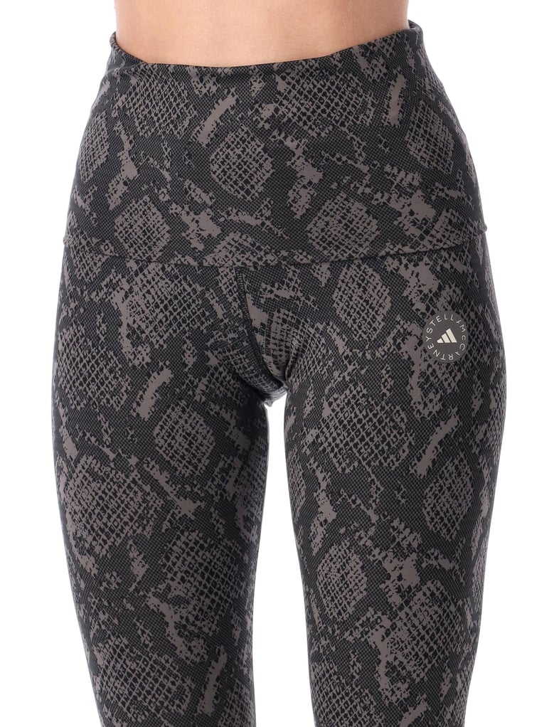 adidas by stella mccartney python print rolltop leggings by Selfnex
