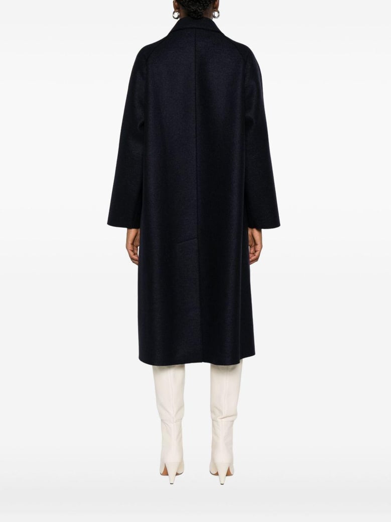 wool single-breasted coat by Selfnex