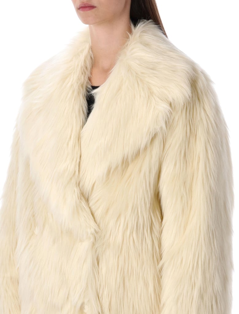 stand studio katalina faux fur coat by Selfnex