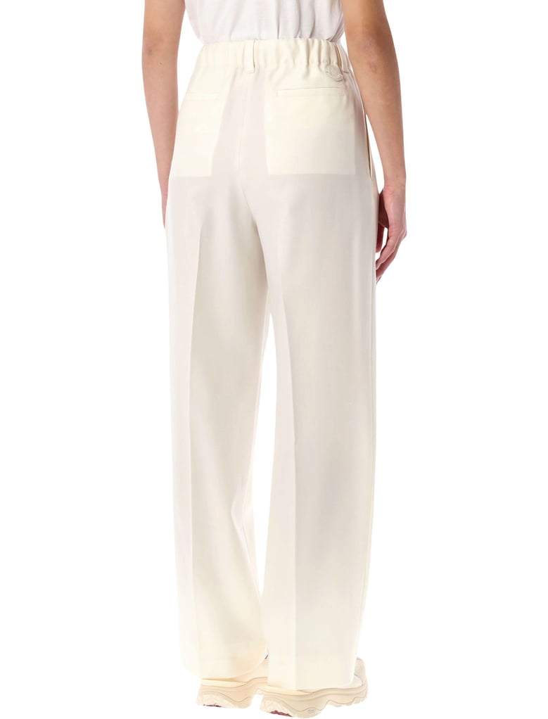 moncler wool gabardine tailored trousers by Selfnex