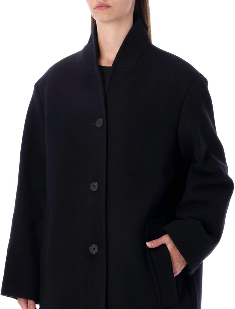 studio nicholson morro double wool and cashmere coat by Selfnex