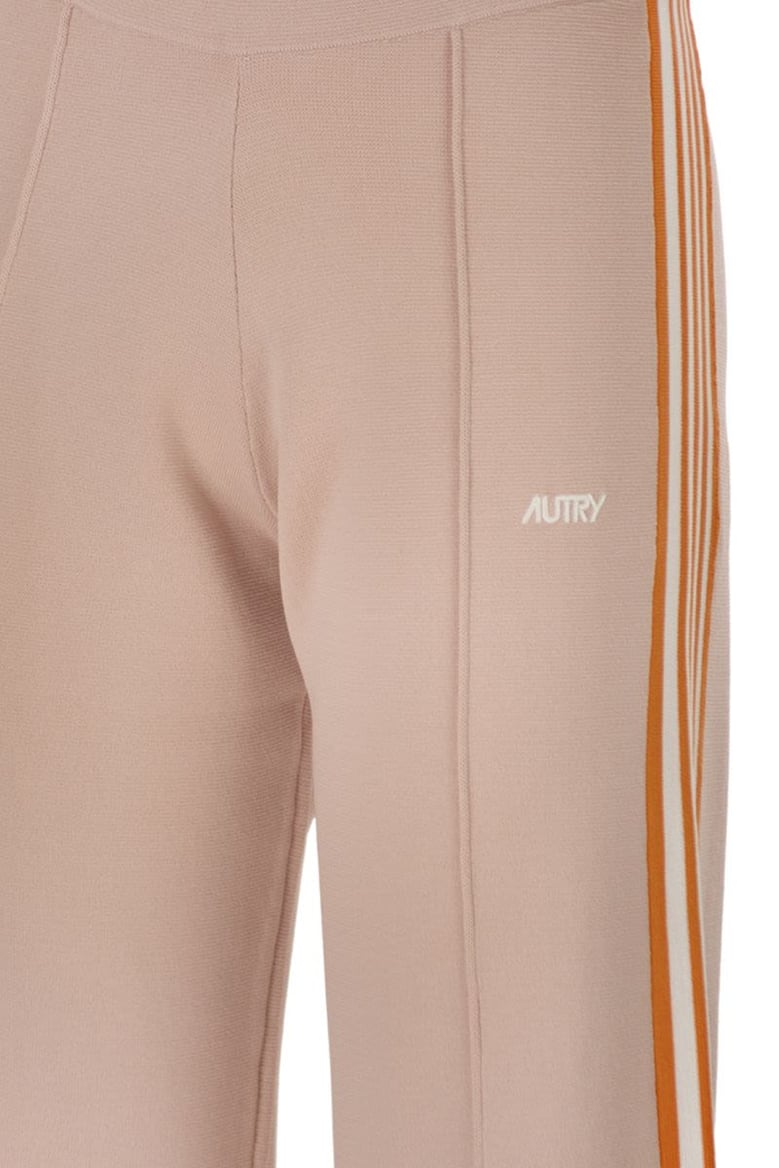 knitted viscose joggers in tennis style by Selfnex