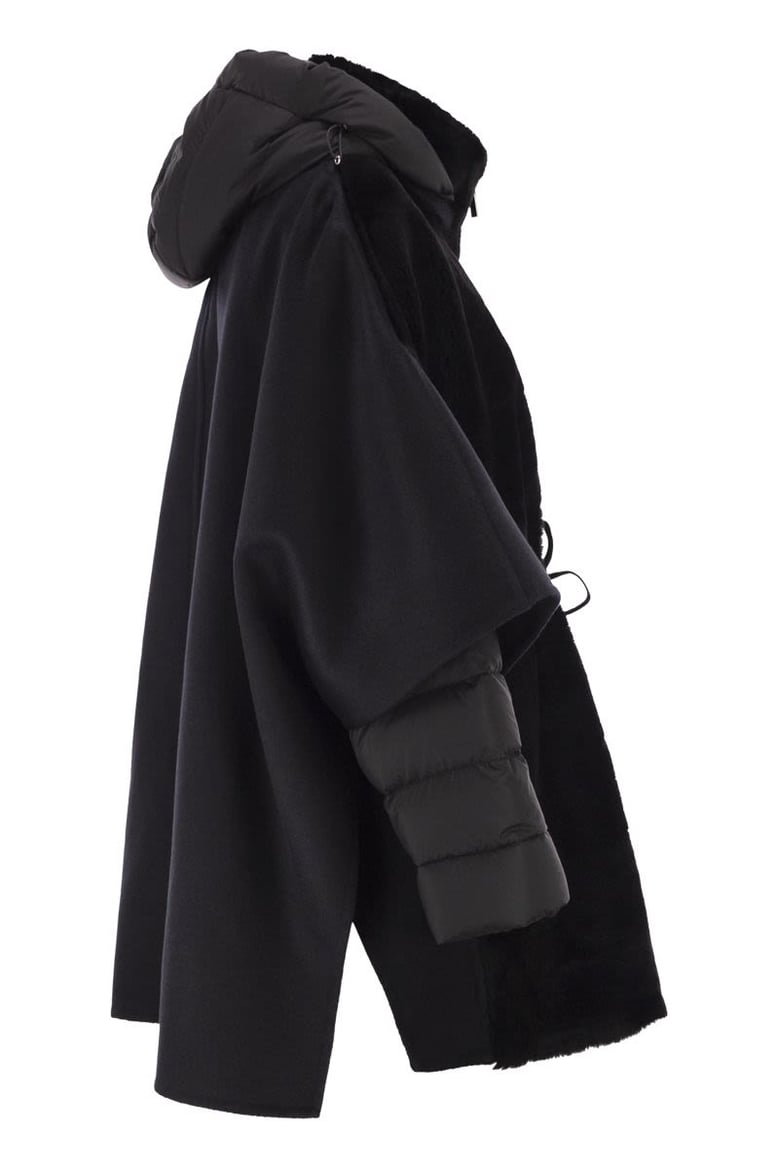 raja - sheepskin and down jacket by Selfnex