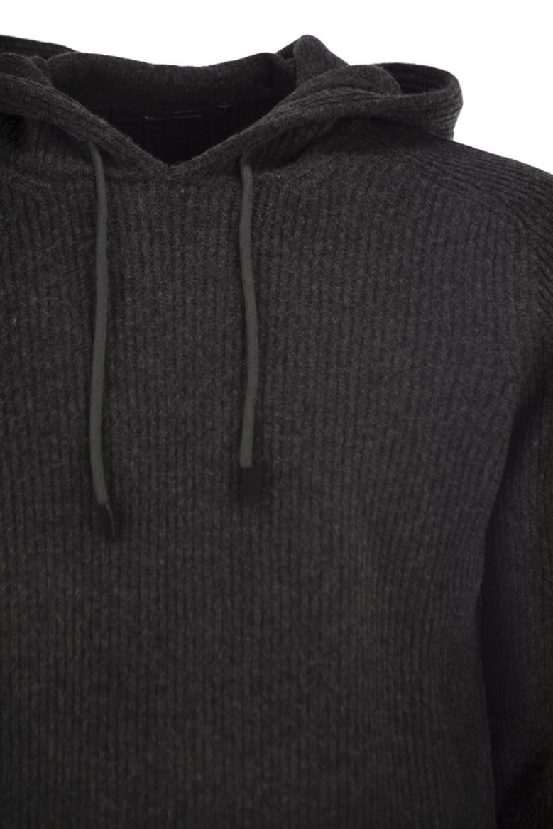 hunter - maglia a coste con cappuccio by Selfnex