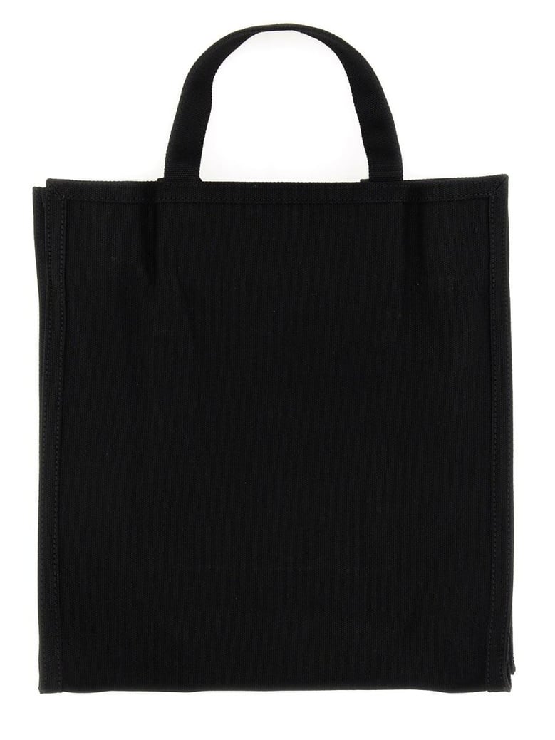 black cotton handbag by Selfnex