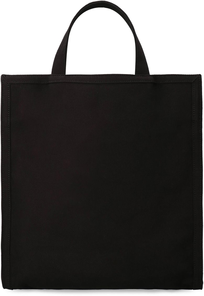 black cotton handbag by Selfnex