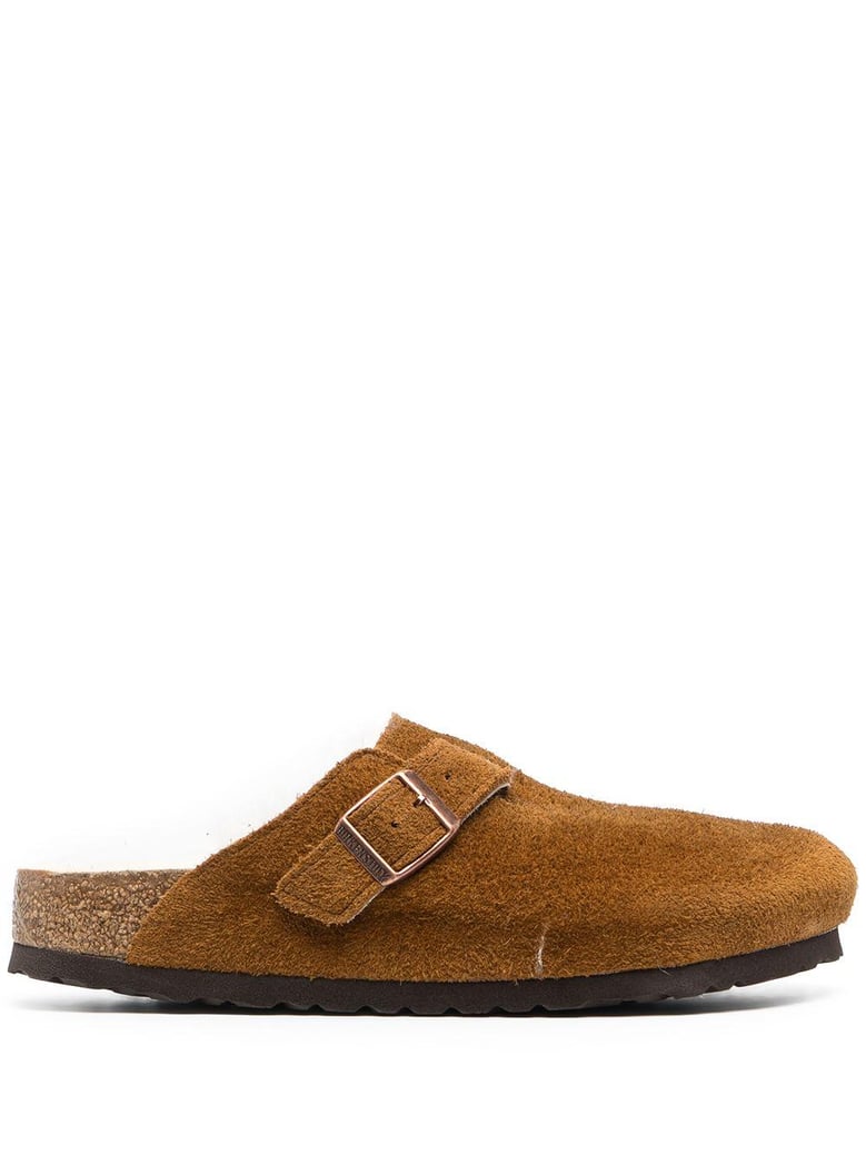 boston shearling slippers by Selfnex