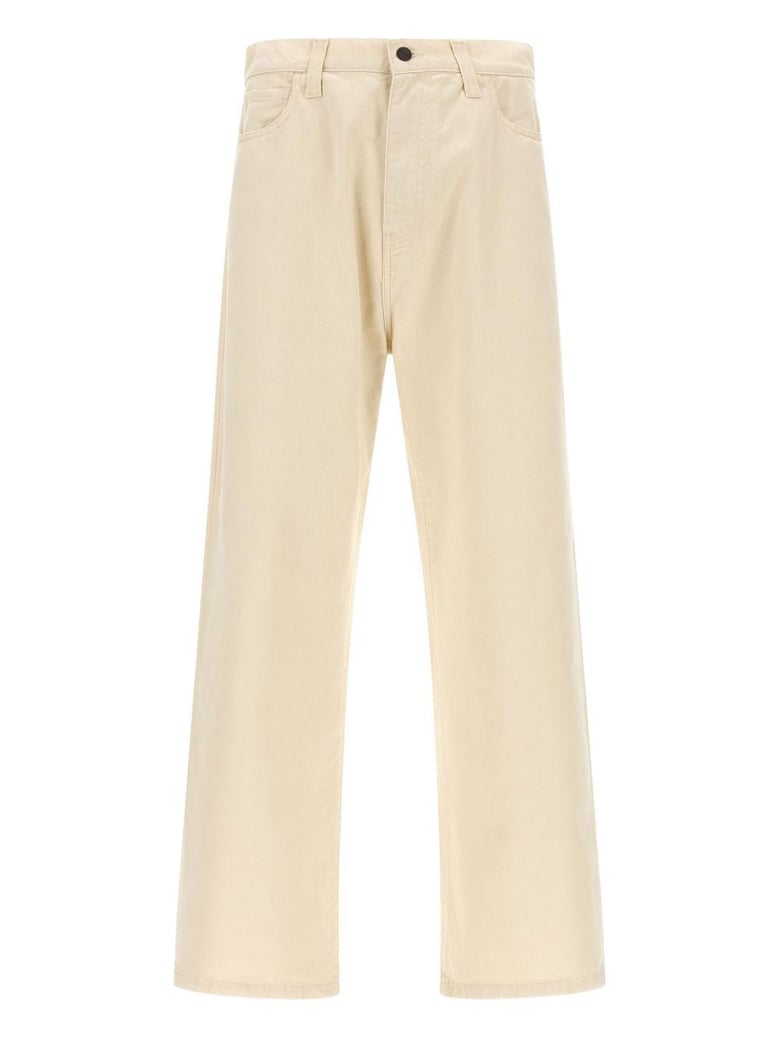 ivory denim jeans by Selfnex