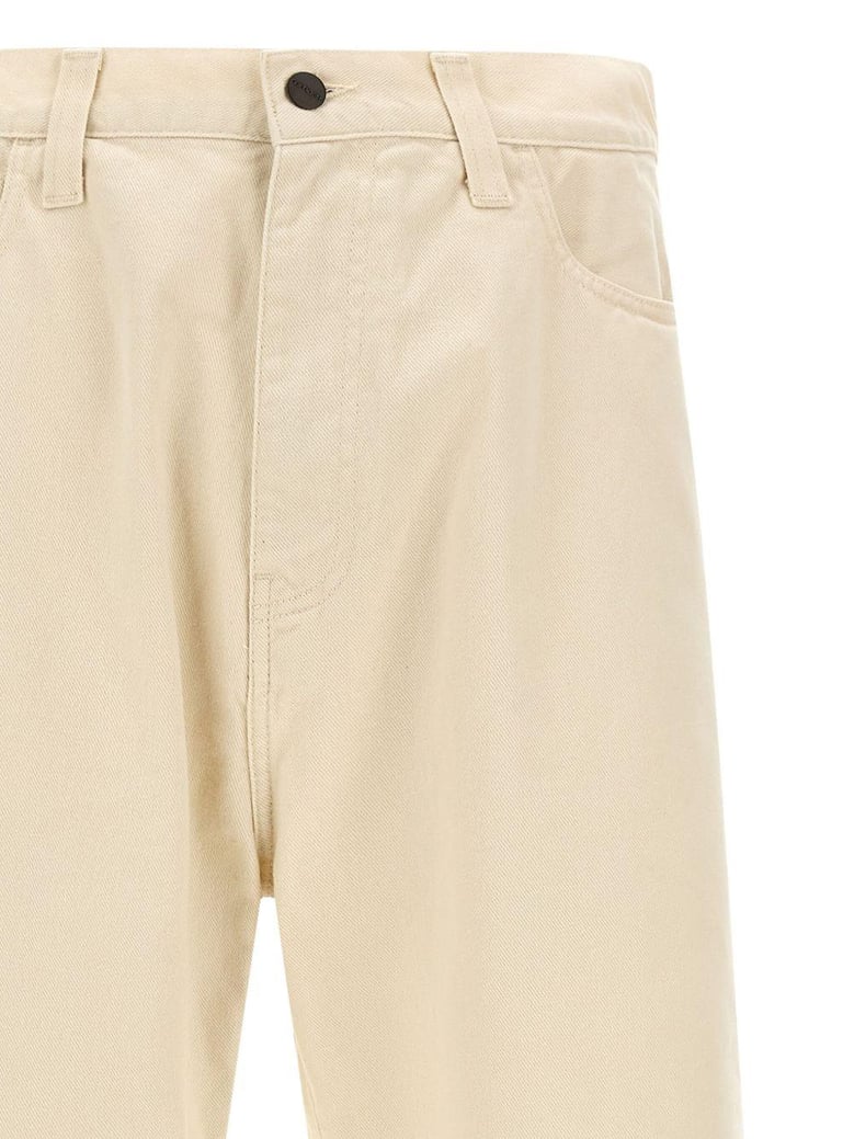 ivory denim jeans by Selfnex