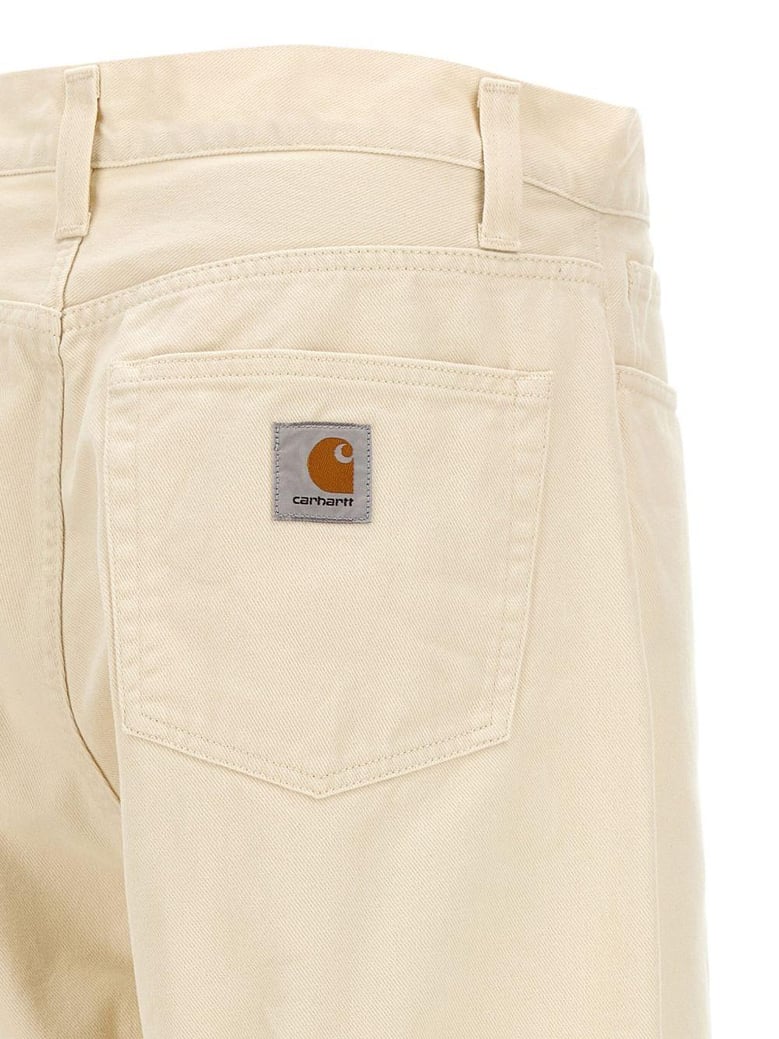 ivory denim jeans by Selfnex