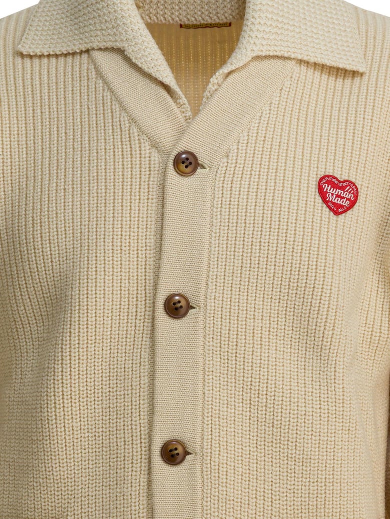 white wool knitwear by Selfnex
