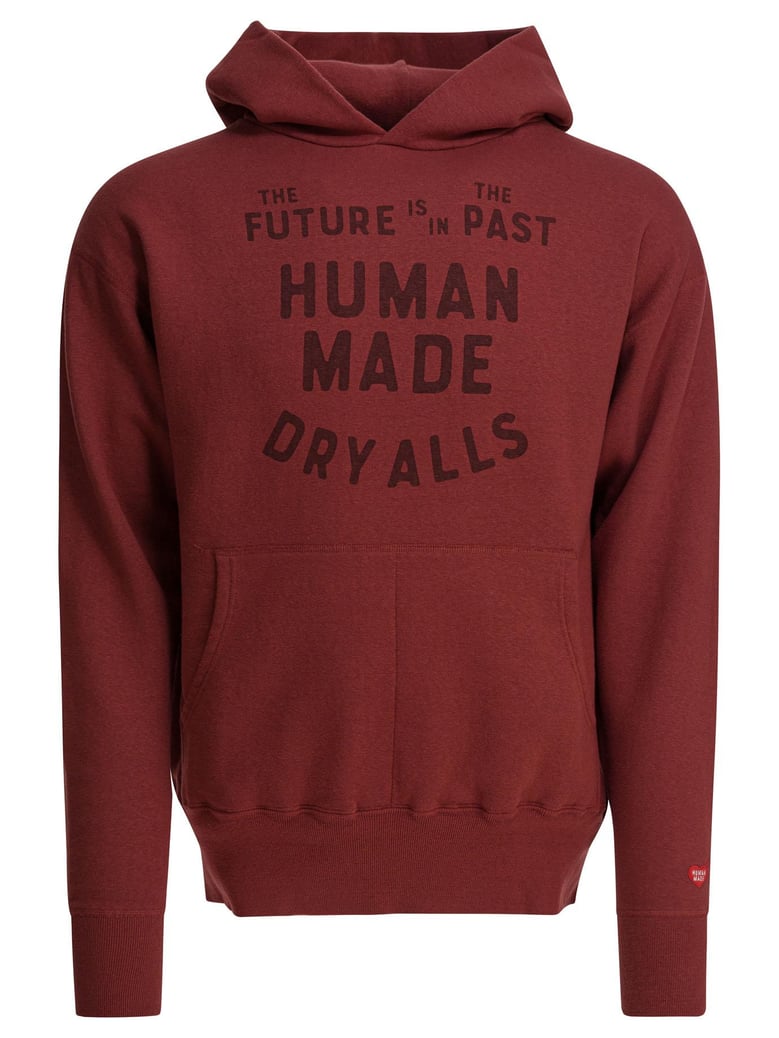 burgundy cotton sweatshirt by Selfnex