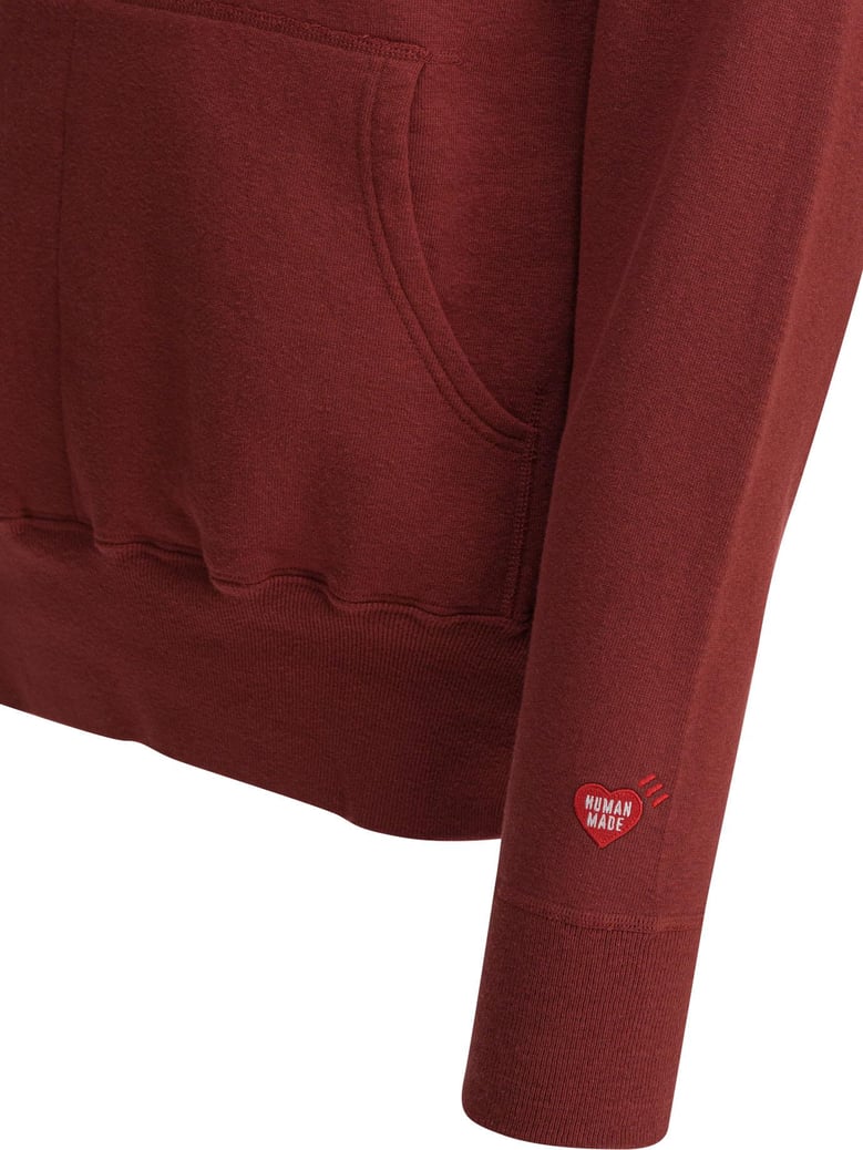 burgundy cotton sweatshirt by Selfnex