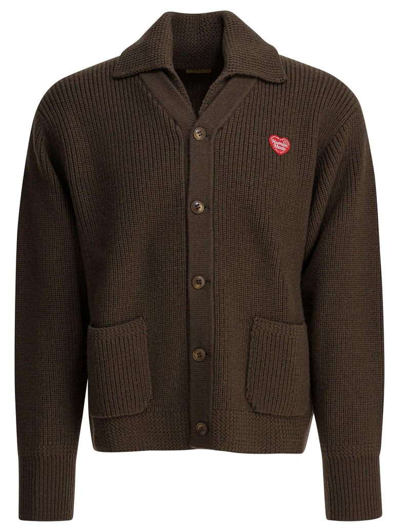 brown wool knitwear by Selfnex
