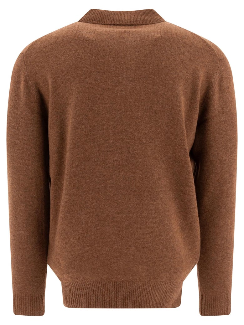 wool polo shirt by Selfnex