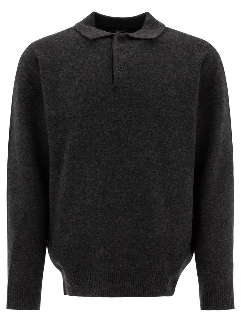 wool polo shirt by Selfnex