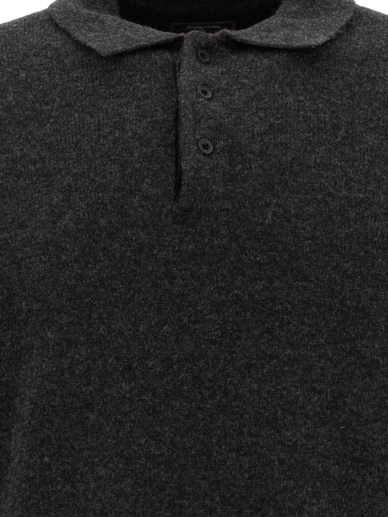 wool polo shirt by Selfnex