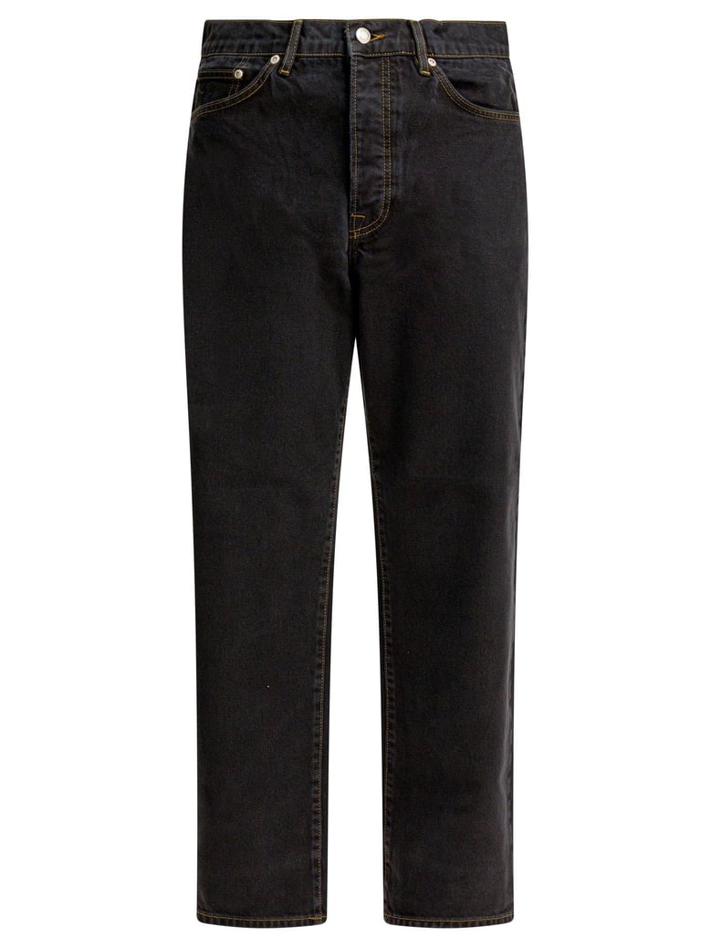 black cotton jeans by Selfnex