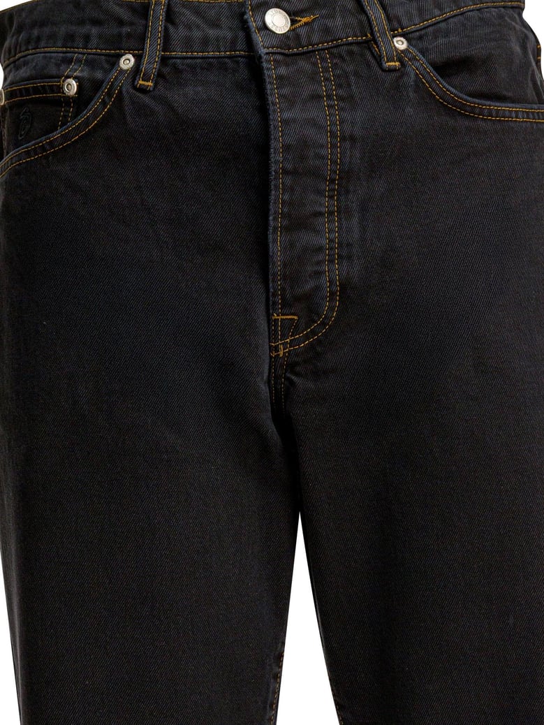 black cotton jeans by Selfnex