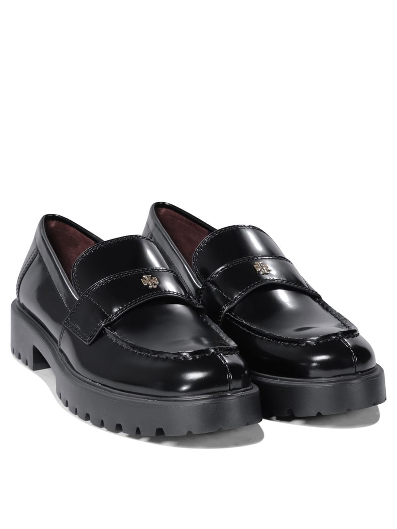 black bovine leather loafers by Selfnex