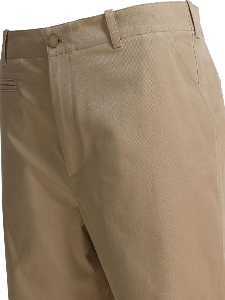 beige cotton trousers by Selfnex