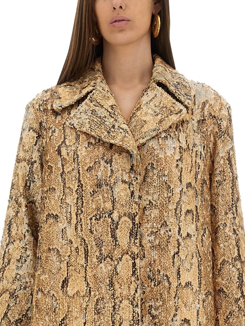 long coat with sequins by Selfnex