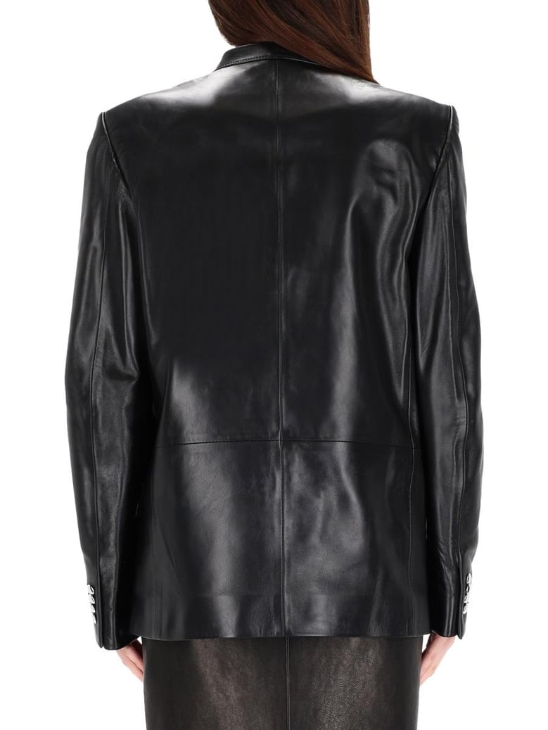black lamb jacket by Selfnex