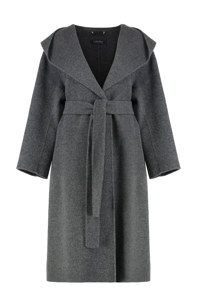 coat with hood made of wool and cashmere by Selfnex