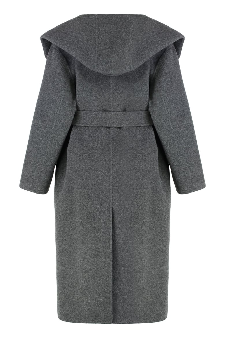coat with hood made of wool and cashmere by Selfnex
