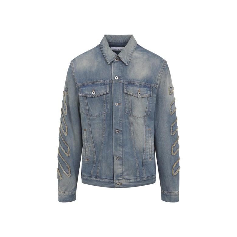 denim cotton-blend shirt by Selfnex