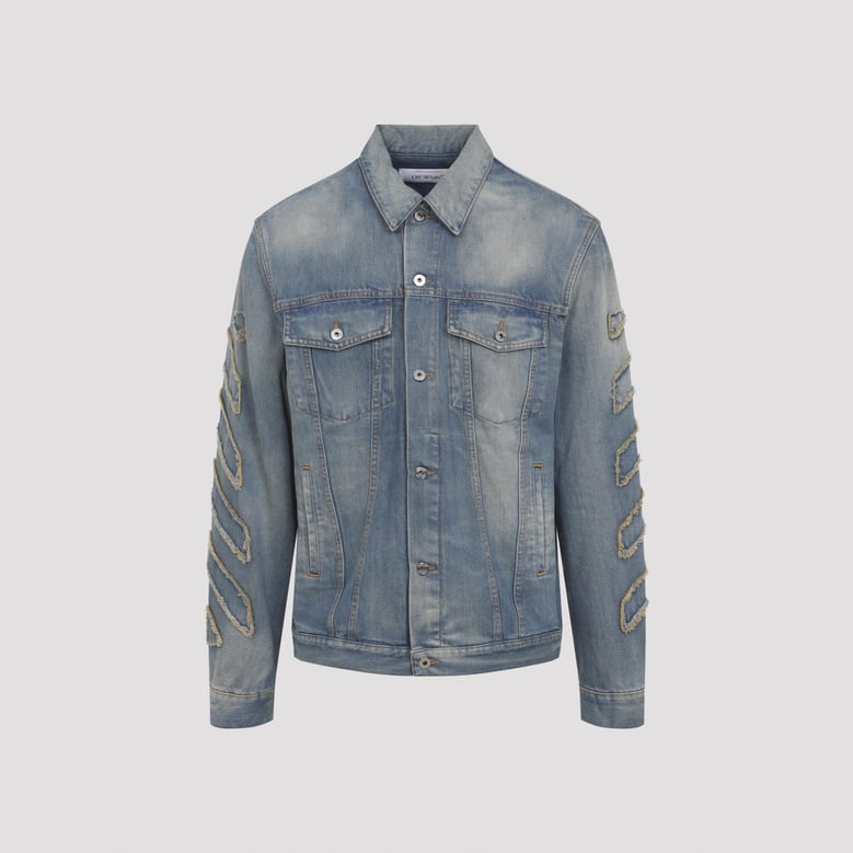 denim cotton-blend shirt by Selfnex